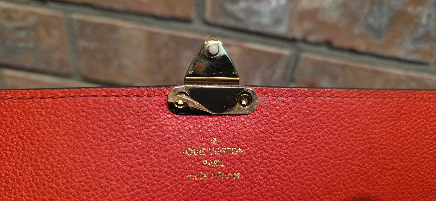 Authentic Louis Vuitton Fascinante Empreinte Red