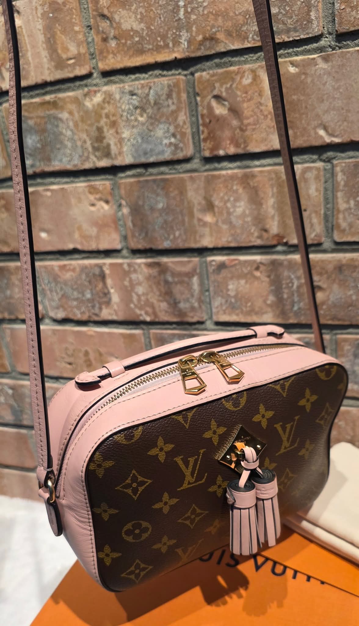 Authentic Louis Vuitton Saintonge Rose Poudre