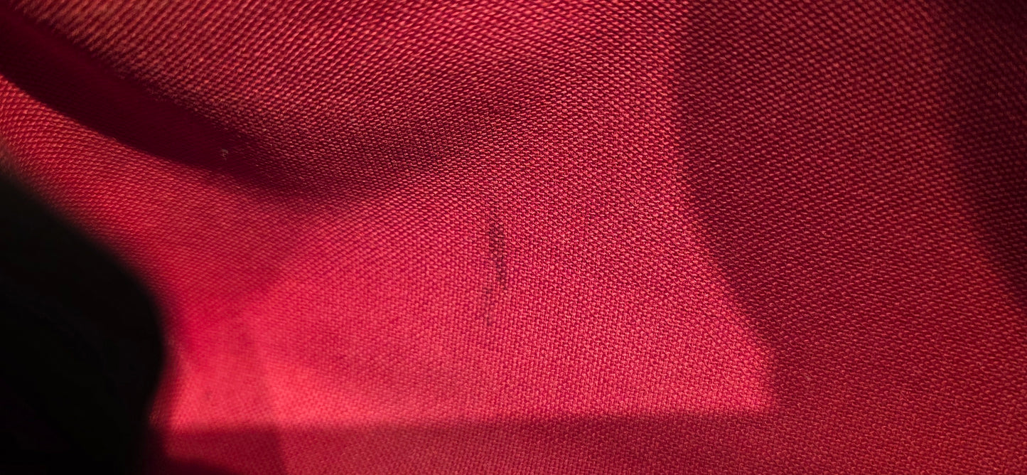 Authentic Louis Vuitton Pallas Clutch Red