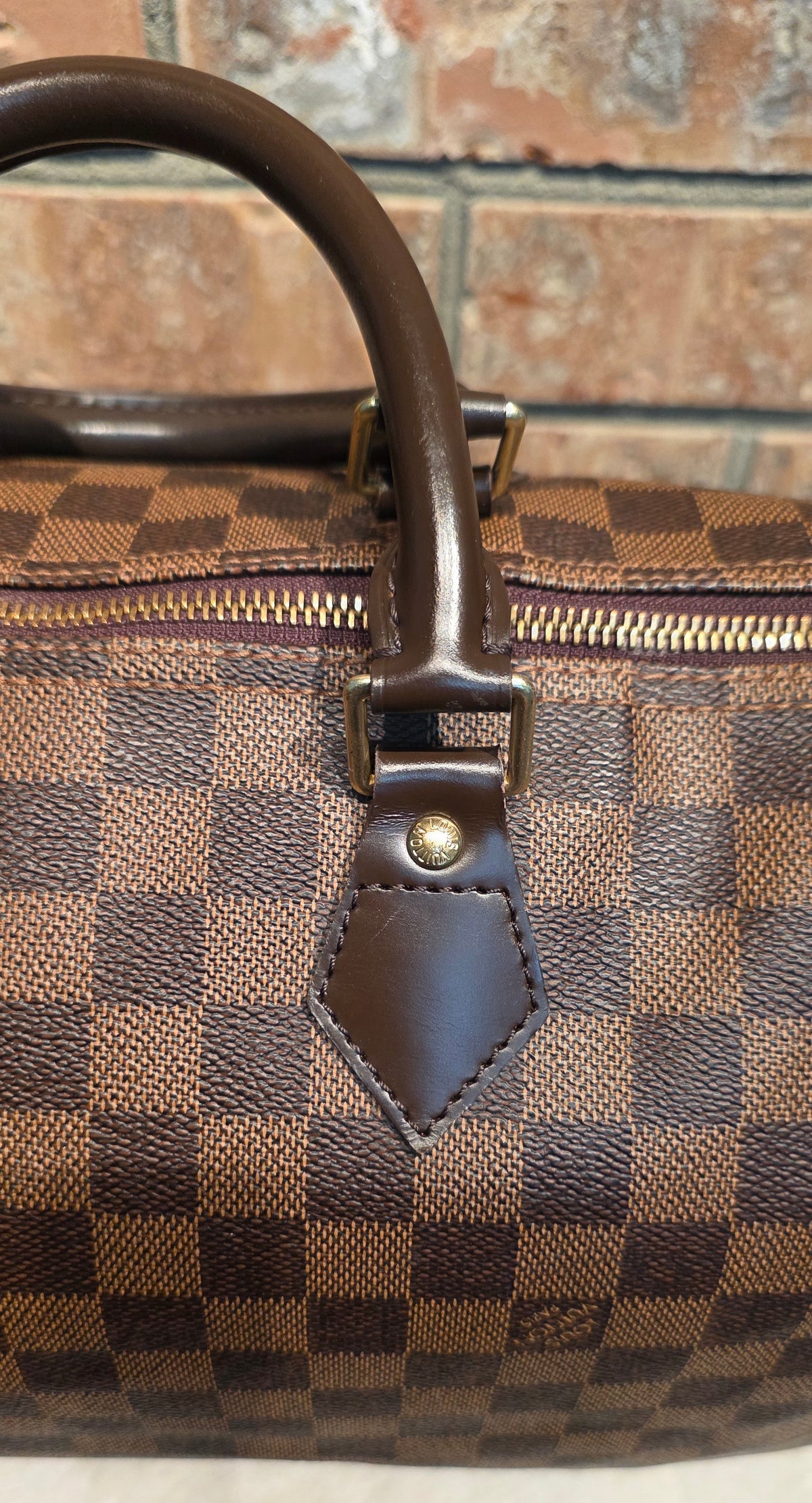 Authentic Louis Vuitton Speedy 35 Damier Ebene