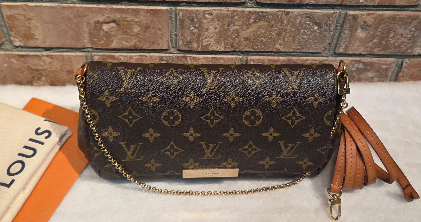 Authentic Louis Vuitton Favorite MM Monogram (SA4116)