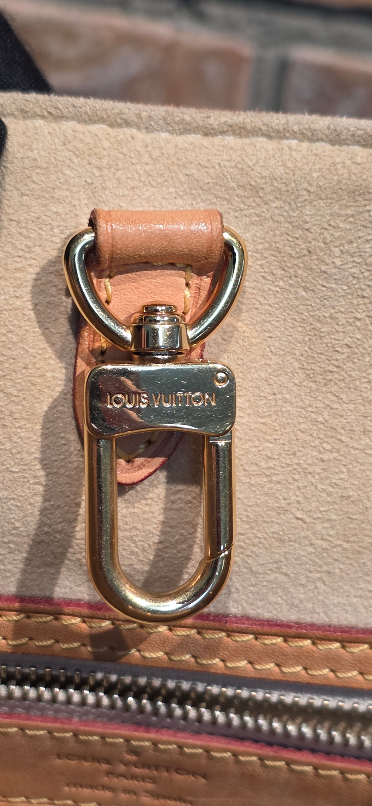 Authentic Louis Vuitton Hampstead MM Damier Azur