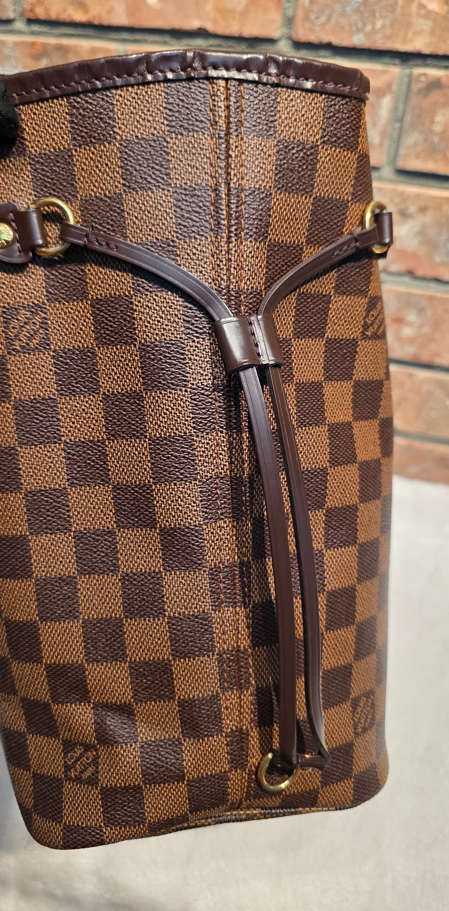 Authentic Louis Vuitton Neverfull MM Damier Ebene