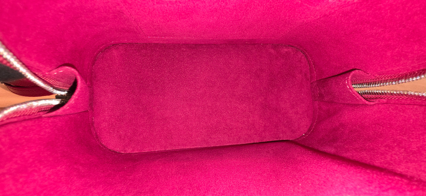 Authentic Louis Vuitton Alma BB Epi Leather in Fuchsia