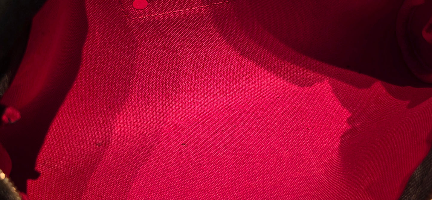 Authentic Louis Vuitton Eva Damier Ebene Crossbody