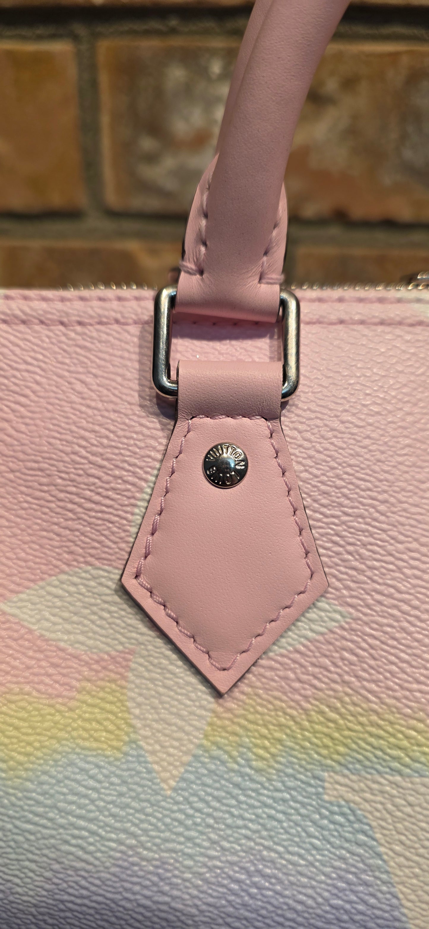 Authentic Louis Vuitton Limited Edition Speedy 30 Bandouliere Escale Pastel