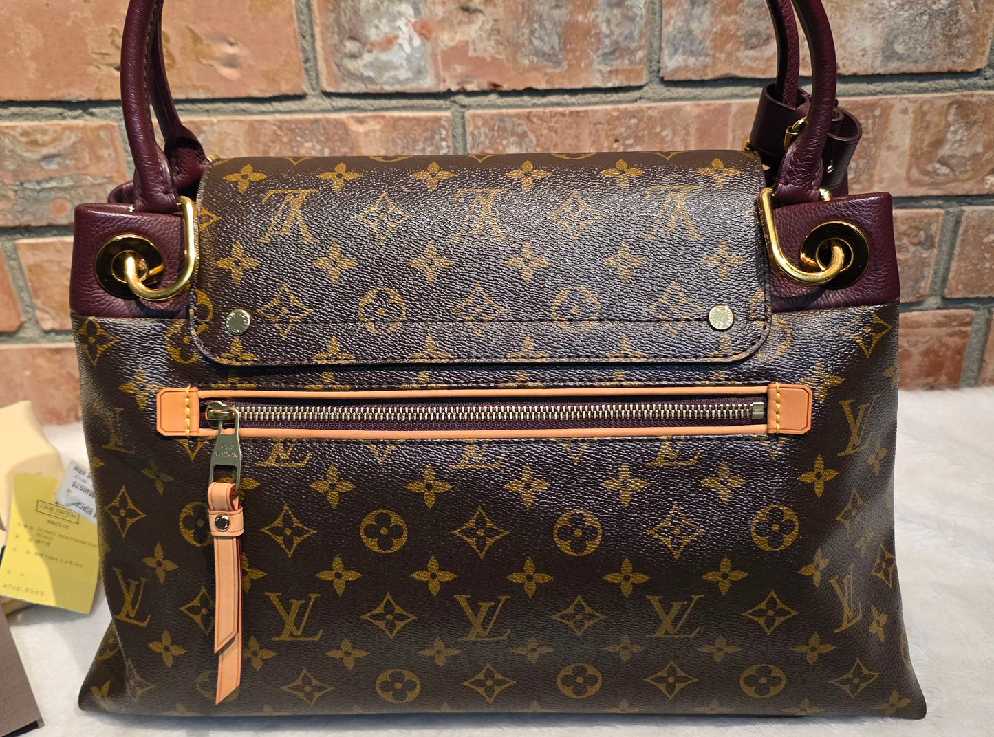 Authentic Louis Vuitton Olympe Monogram Bordeaux