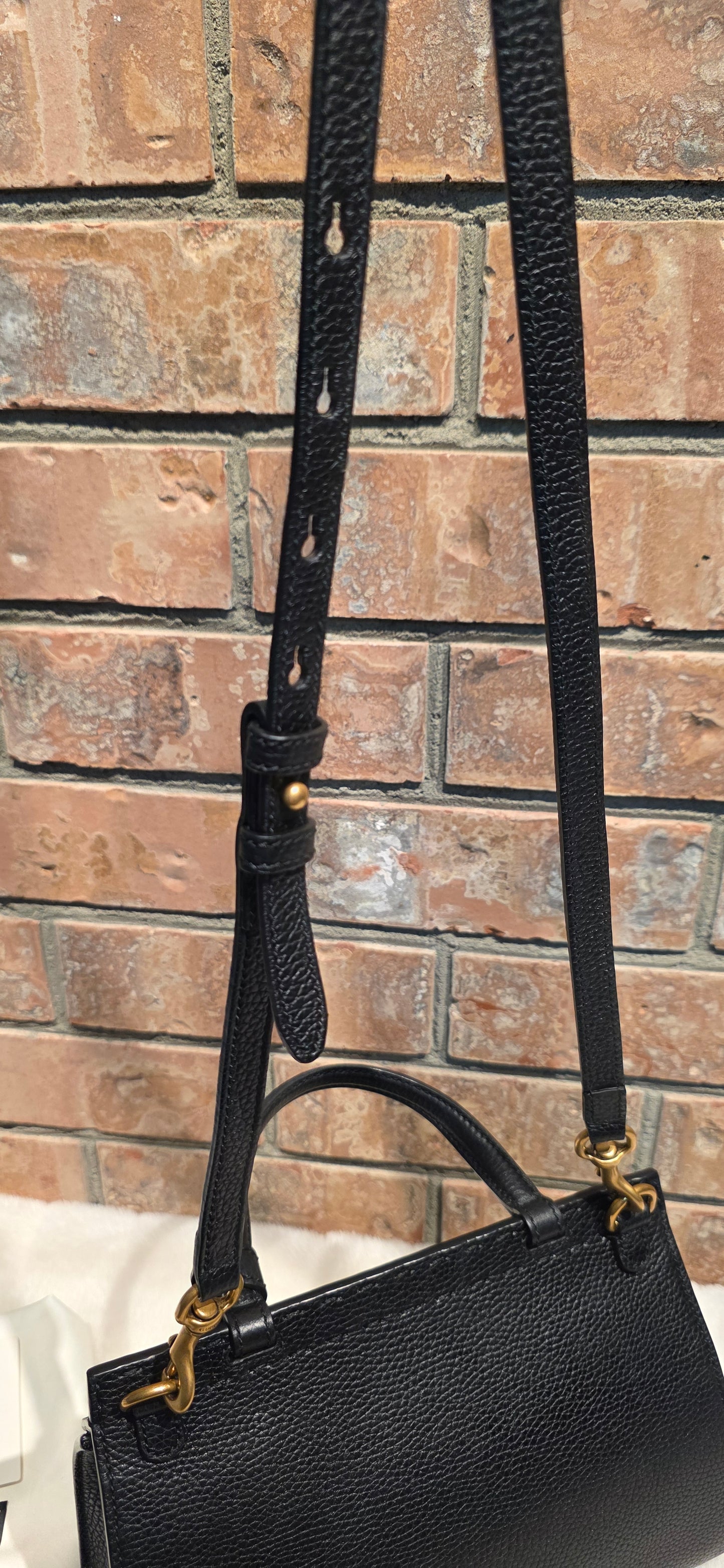 Authentic GG Marmont Top Handle Mini Black