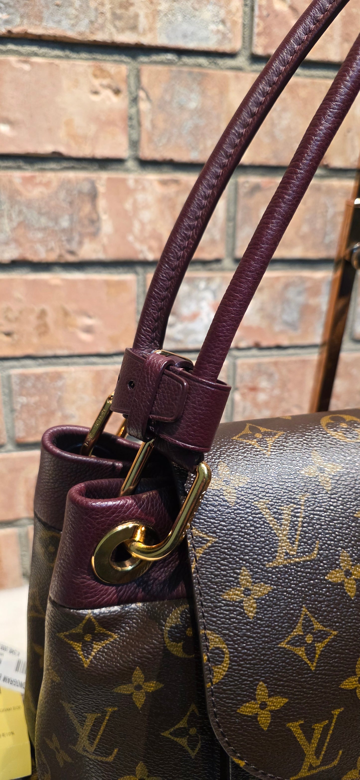 Authentic Louis Vuitton Olympe Monogram Bordeaux