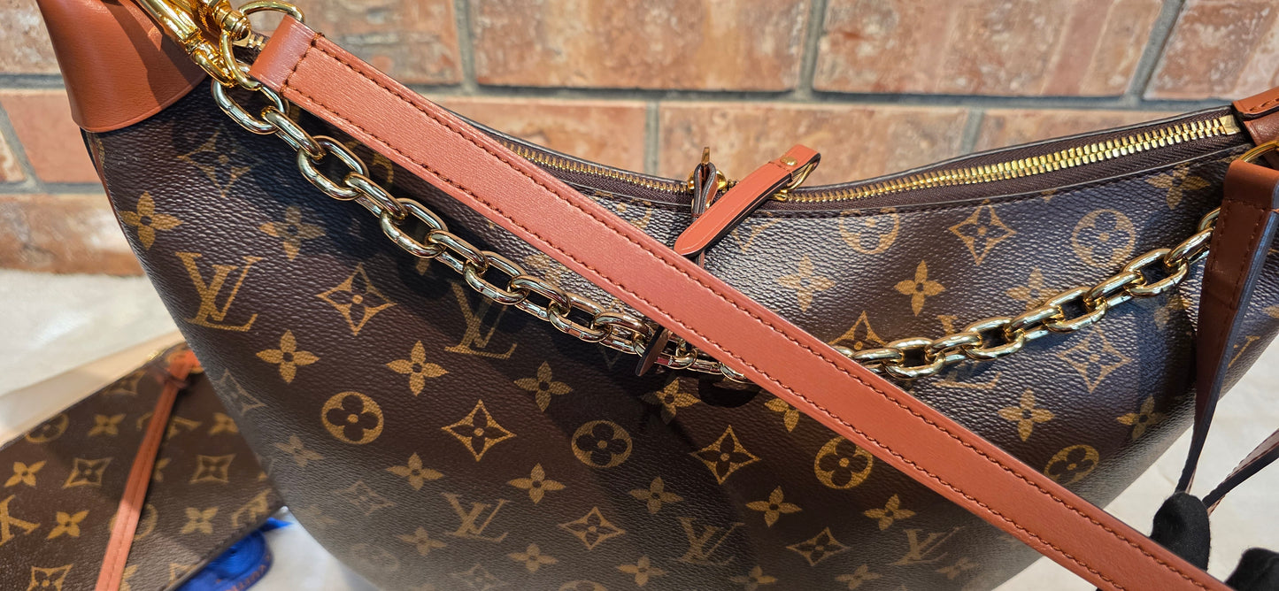 Authentic Louis Vuitton Loop Hobo with Pouch