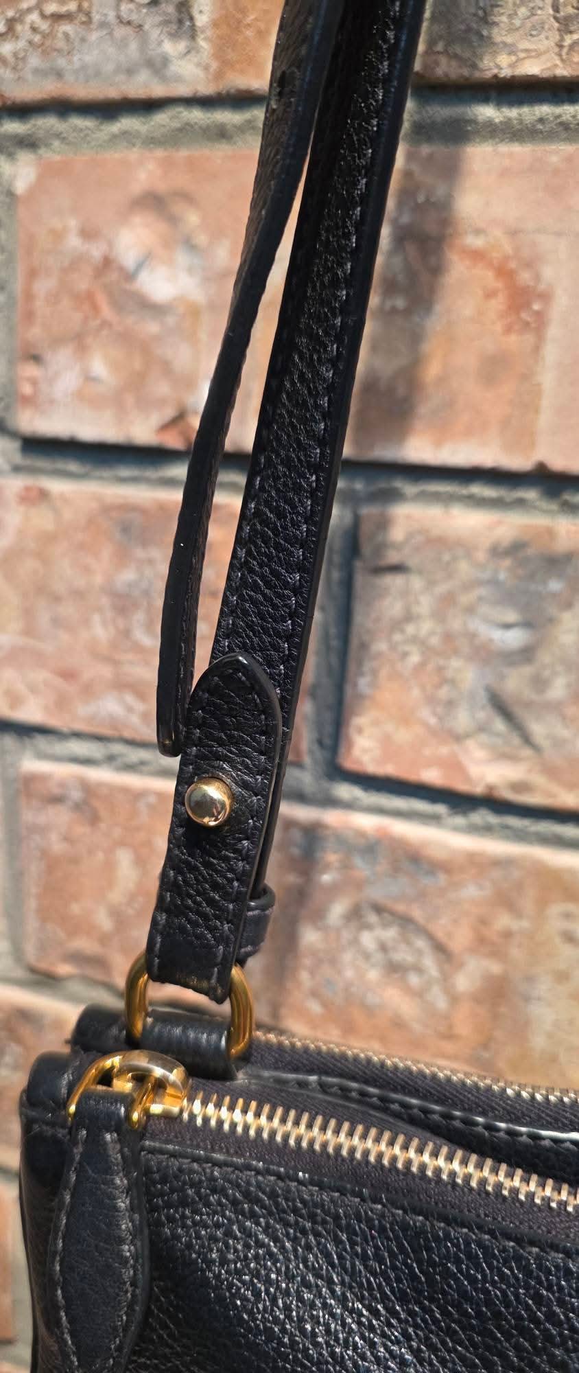 Authentic Prada Bandoliera Vitello Phenix Crossbody