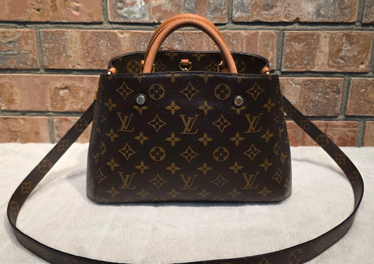 Authentic Louis Vuitton Montaigne BB Monogram