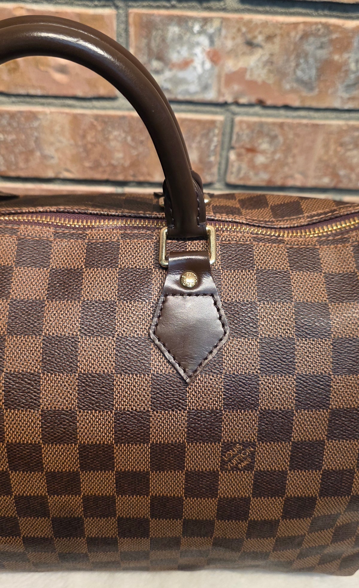 Authentic Louis Vuitton Speedy 35 Damier Ebene