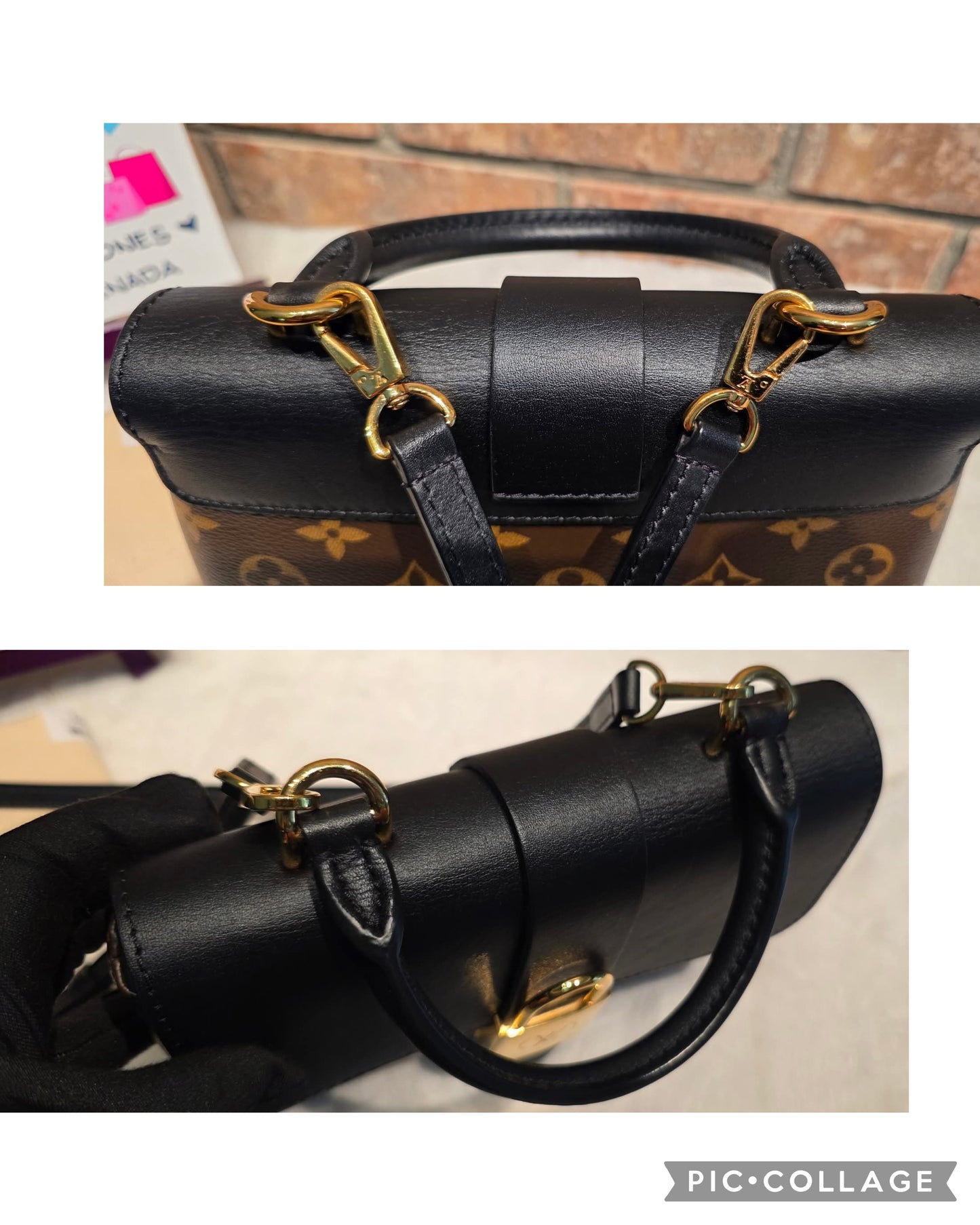 Authentic Louis Vuitton Locky BB Noir