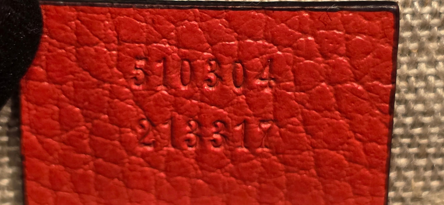 Authentic Gucci GG Interlocking Crossbody in Orange
