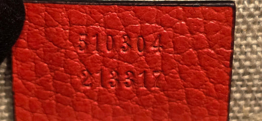 Authentic Gucci GG Interlocking Crossbody in Orange