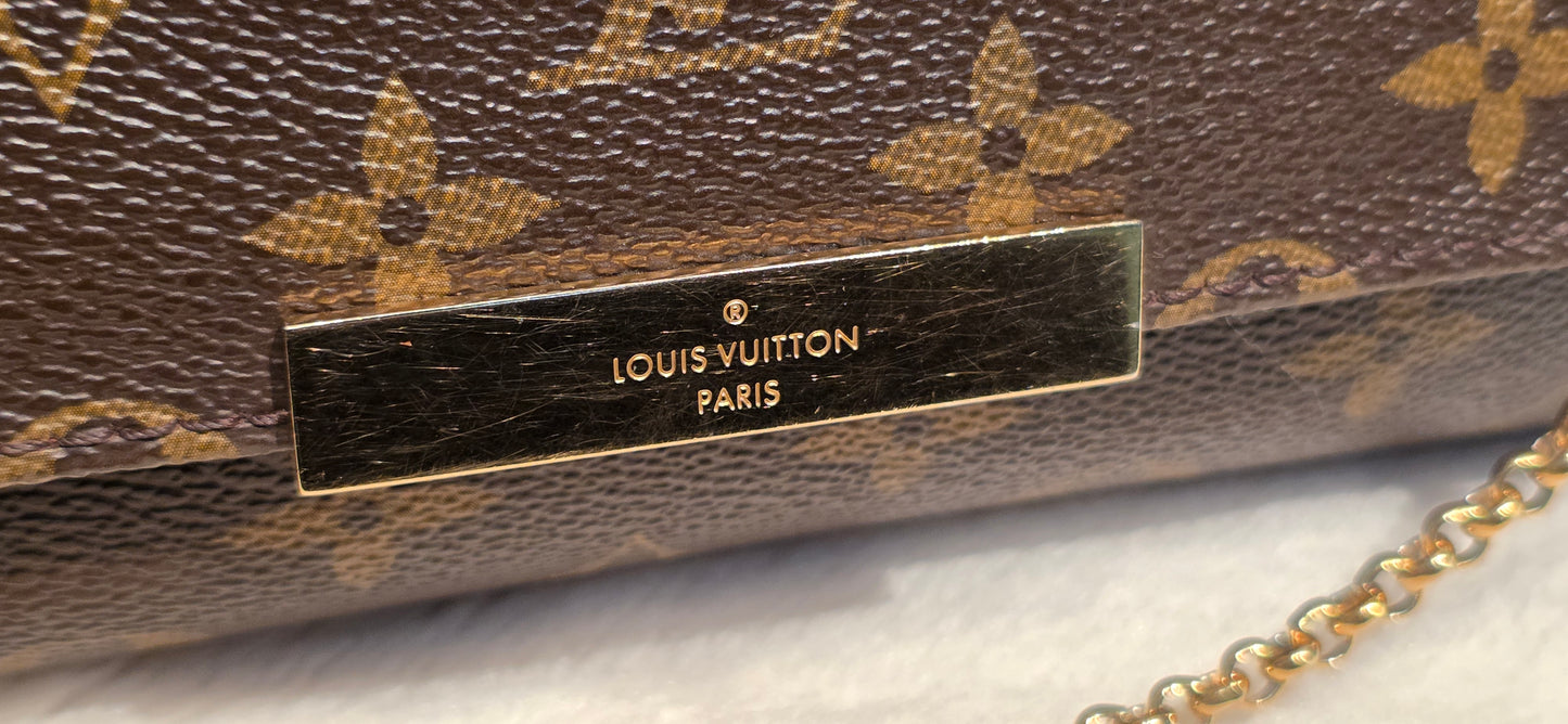 Authentic Louis Vuitton Favorite MM Monogram