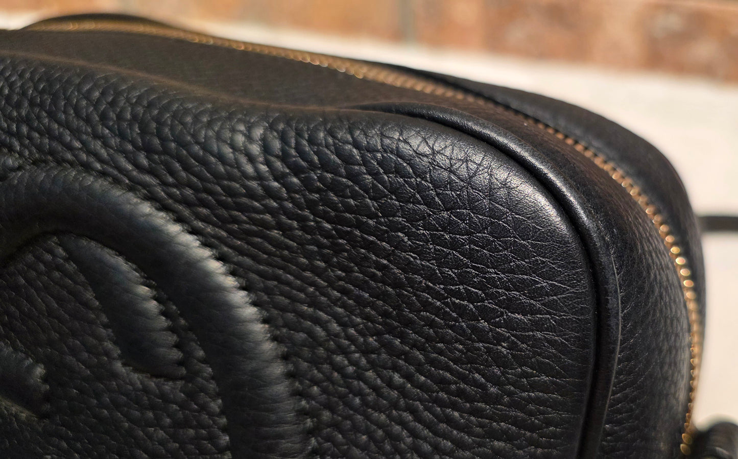 Authentic Gucci Disco Soho Crossbody Black