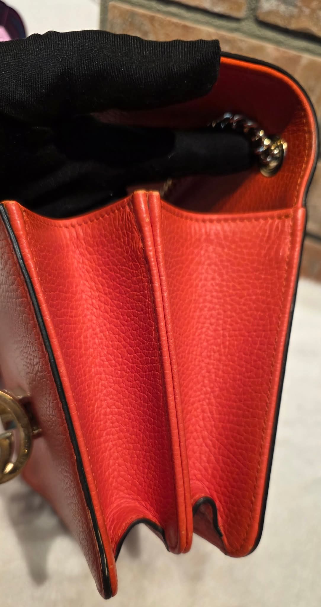 Authentic Gucci GG Interlocking Crossbody in Orange
