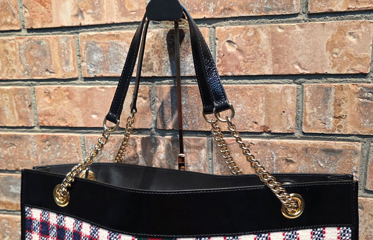 Authentic Gucci Rajah Large Tweed Tote