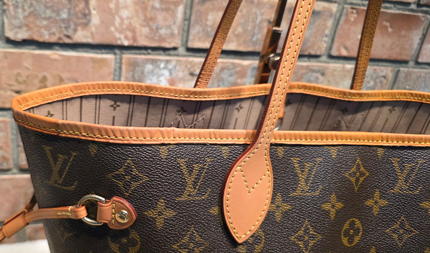 Authentic Louis Vuitton Neverfull MM Monogram