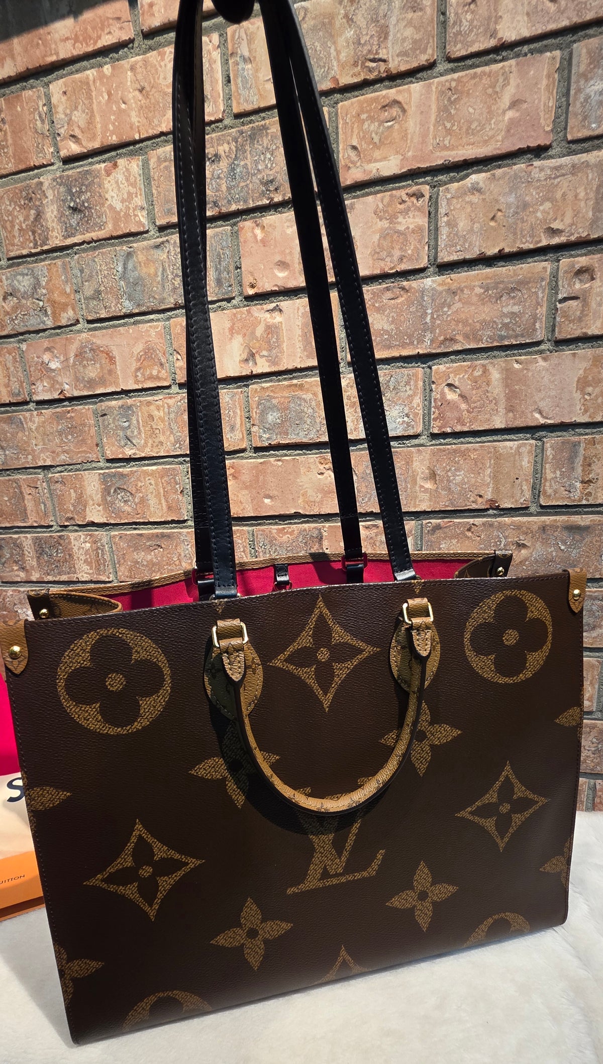 Authentic Louis Vuitton OTG GM Monogram Reverse