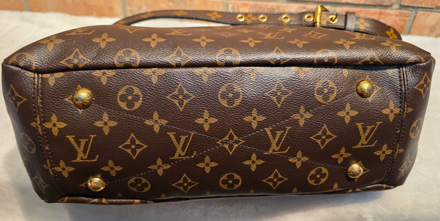 Authentic Louis Vuitton Pallas MM Red