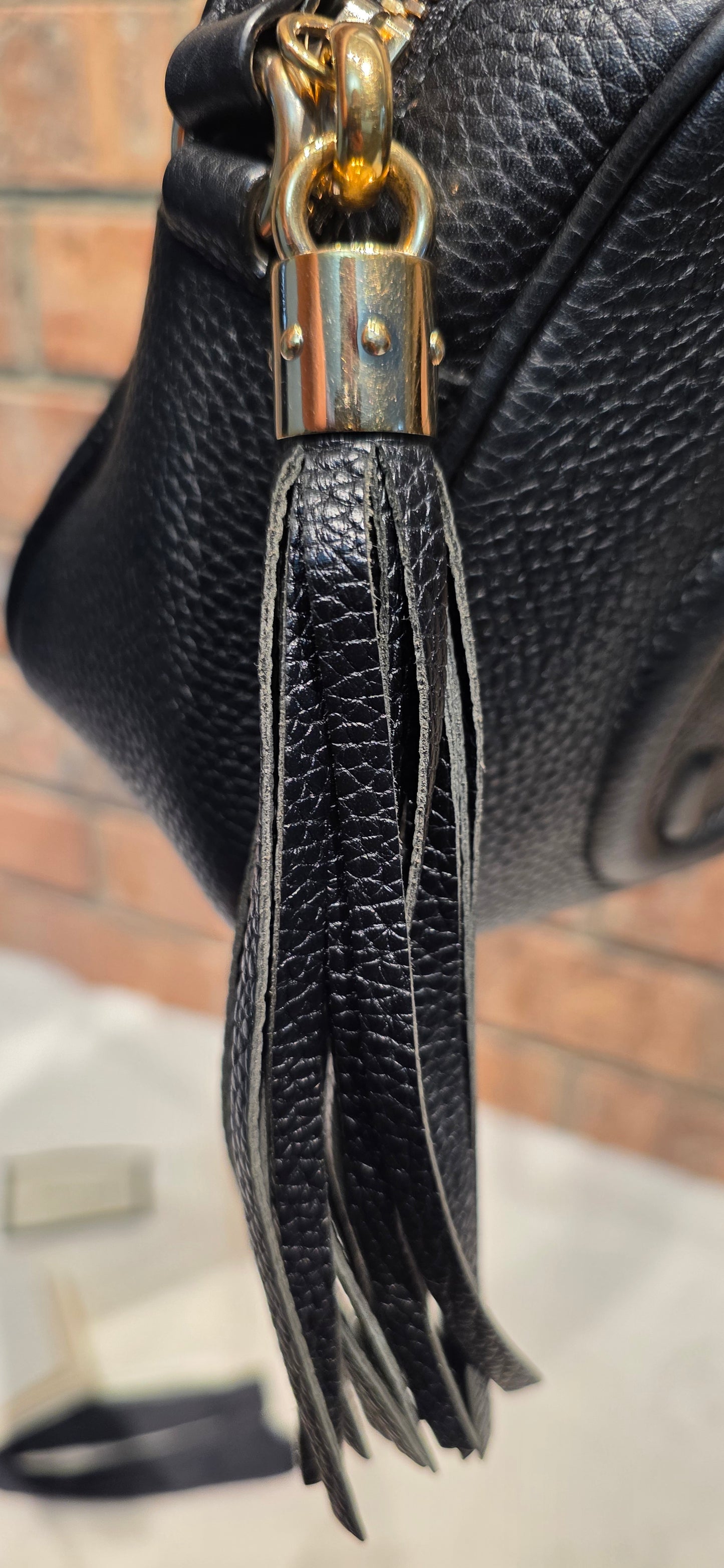 Authentic Gucci Disco Soho Crossbody Black