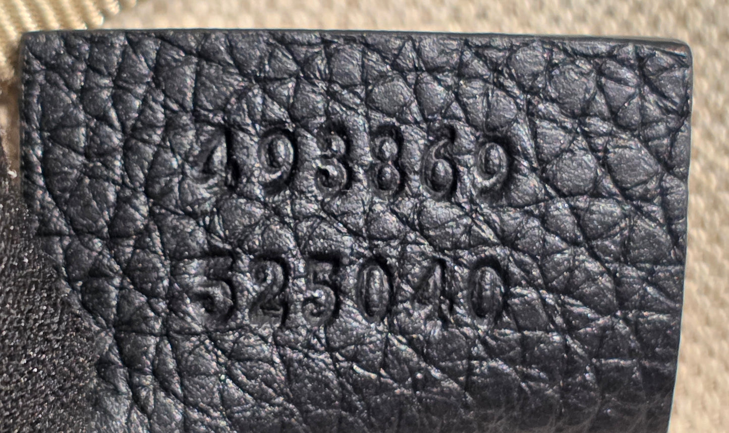 Authentic Gucci Logo Print Belt Bag - Large