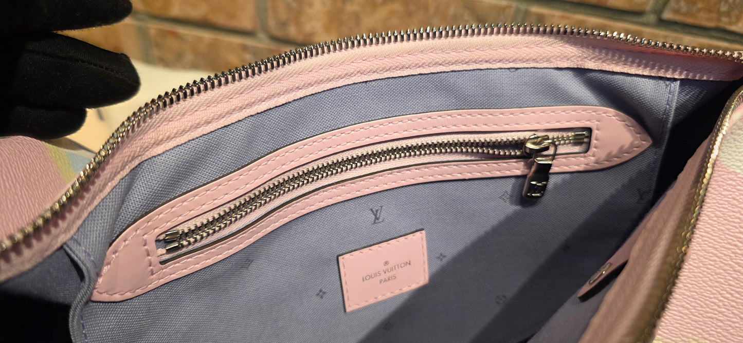 Authentic Louis Vuitton Limited Edition Speedy 30 Bandouliere Escale Pastel