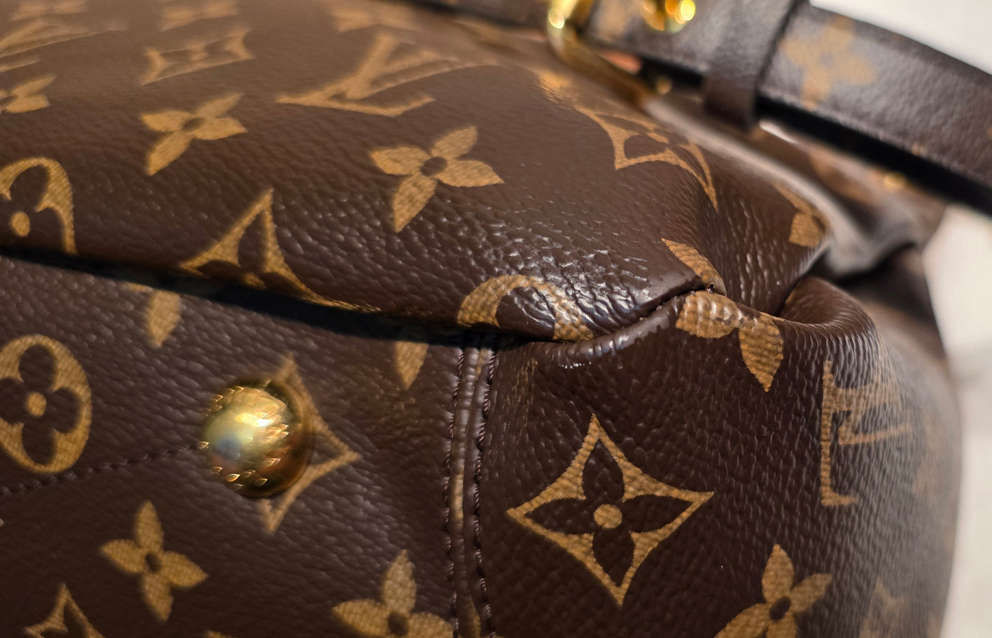 Authentic Louis Vuitton Pallas MM Red