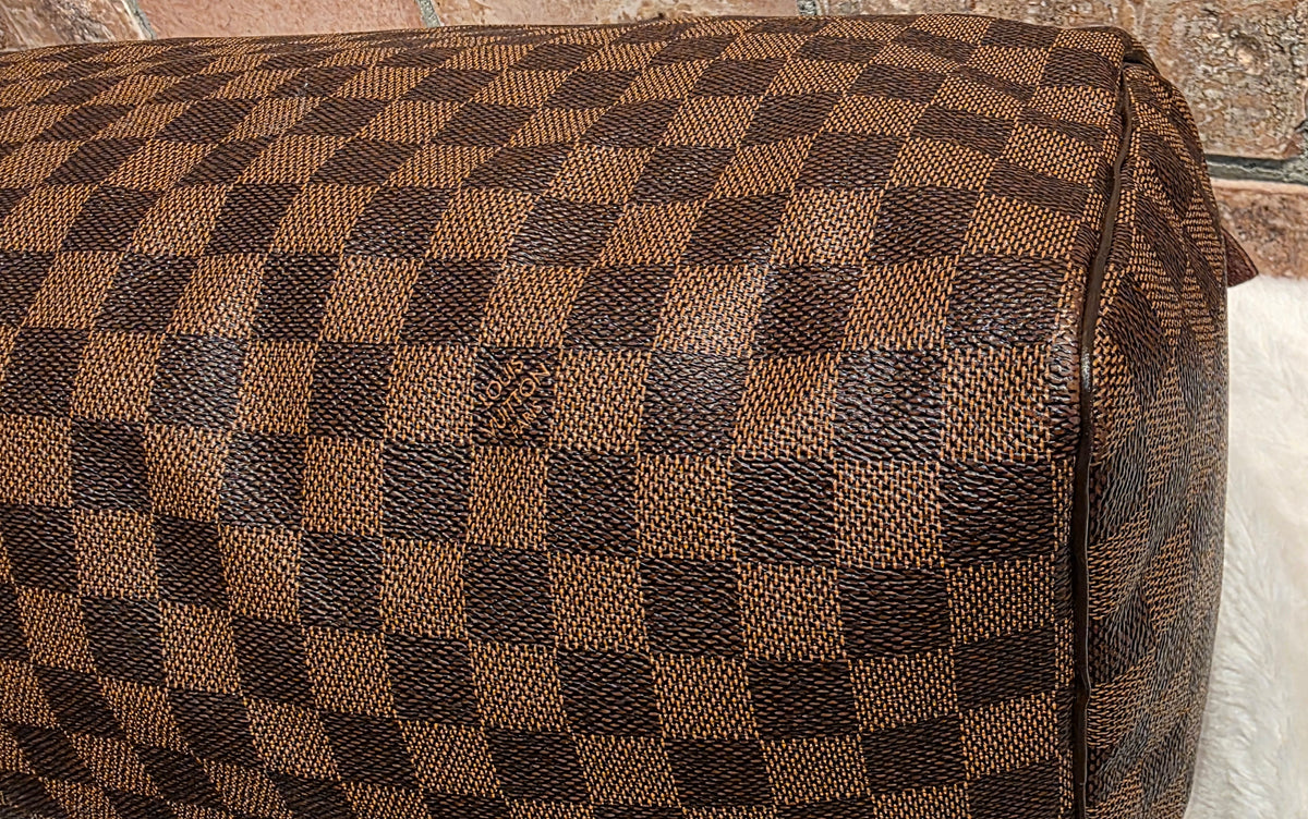 Authentic Louis Vuitton Speedy 35 Damier Ebene