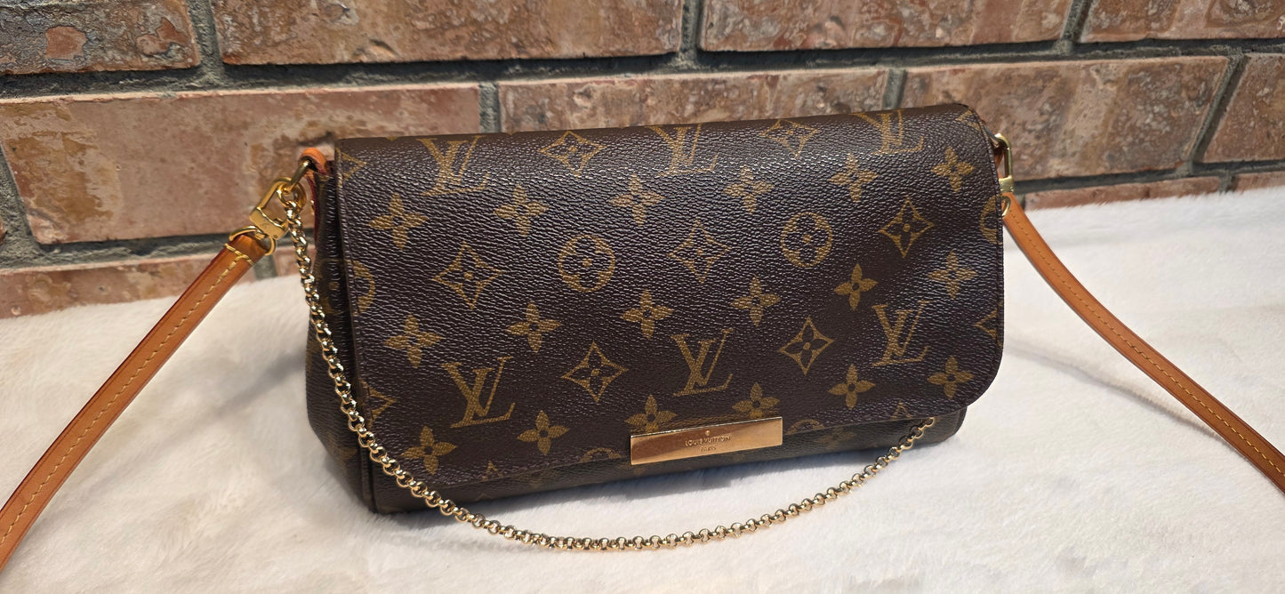 Authentic Louis Vuitton Favorite MM Monogram