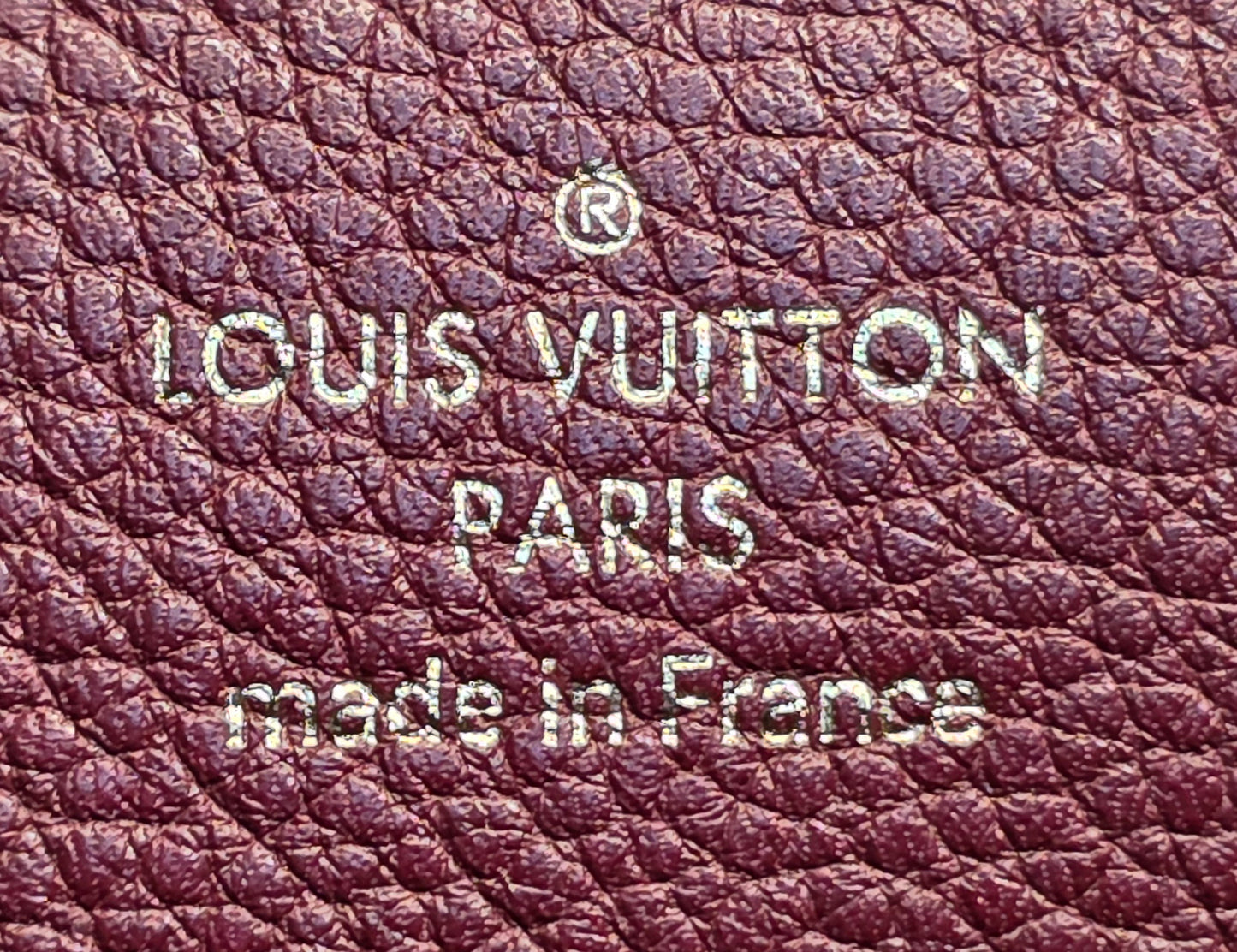 Authentic Louis Vuitton Olympe Monogram Bordeaux