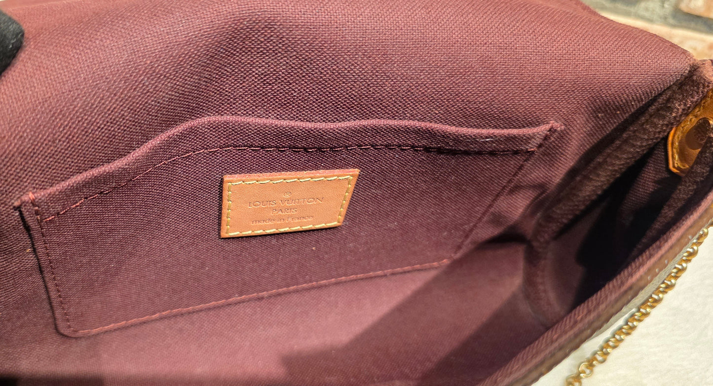 Authentic Louis Vuitton Favorite PM (NO LEATHER STRAP)