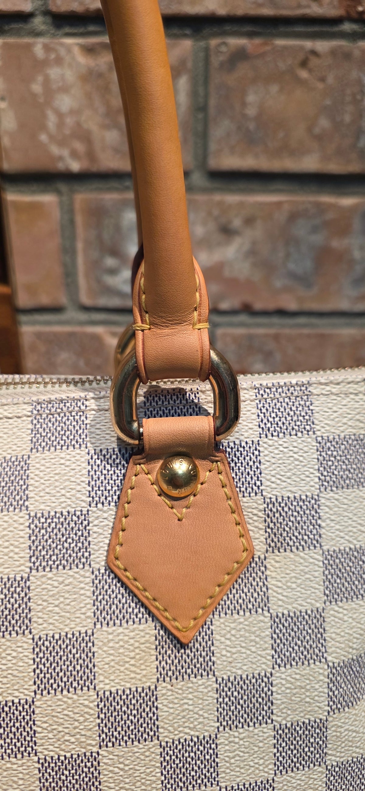 Authentic Louis Vuitton Saleya PM Damier Azur