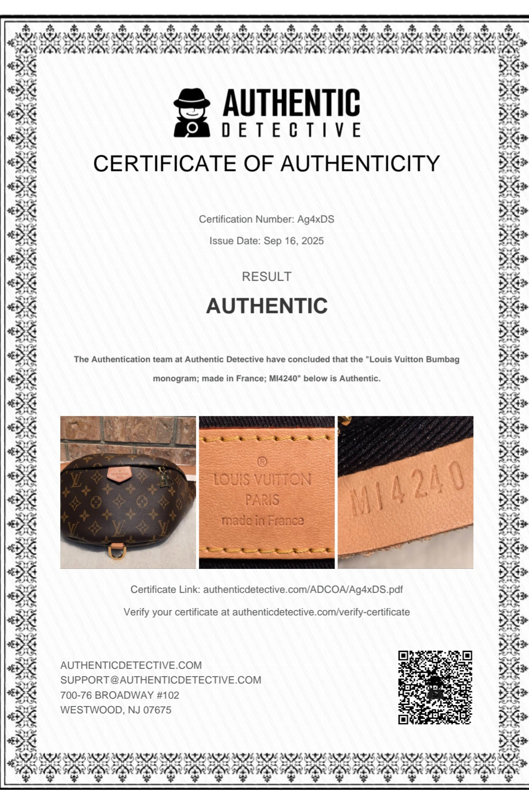 Authentic Louis Vuitton The OG Bumbag Monogram