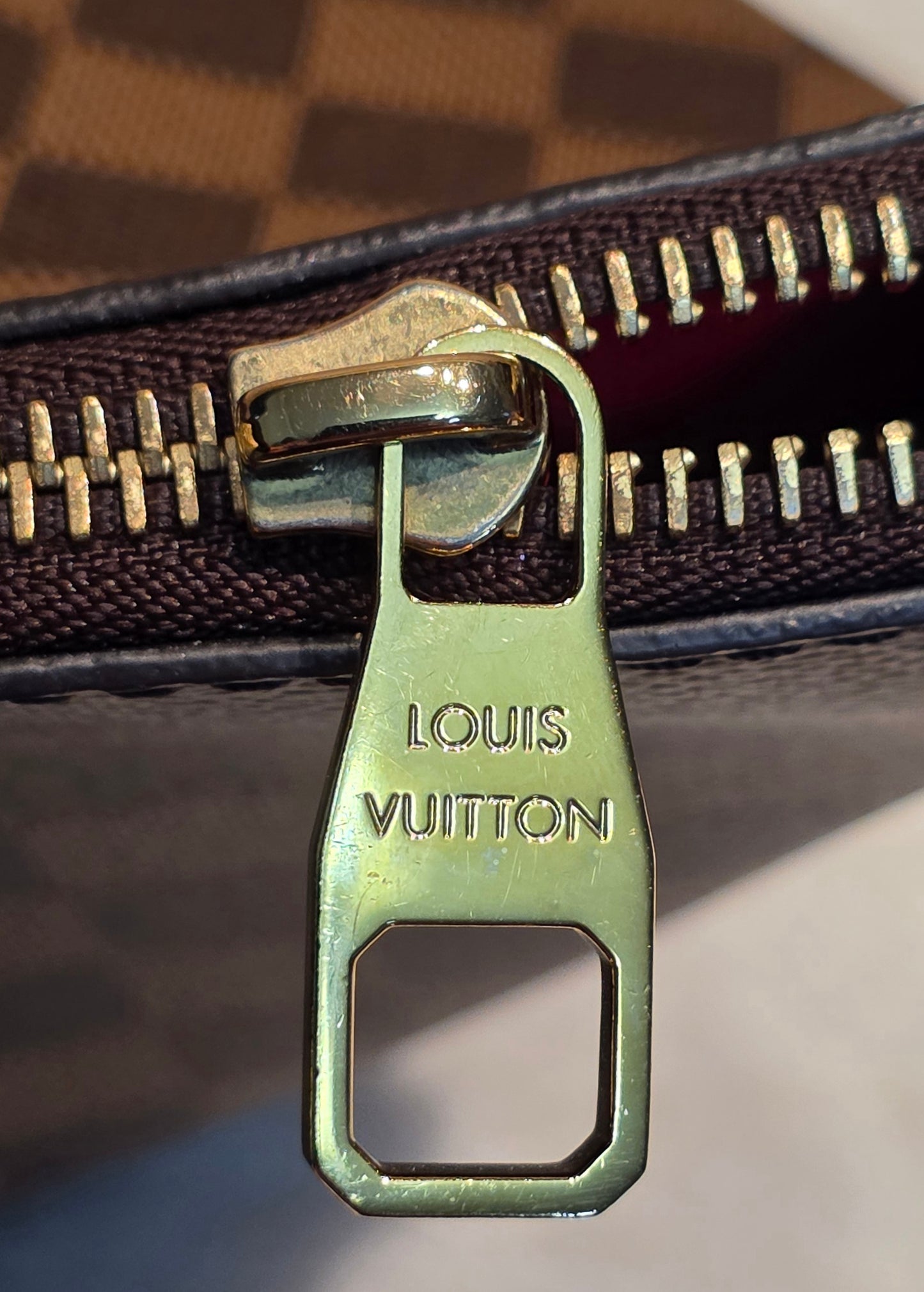 Authentic Louis Vuitton Siena PM Damier Ebene