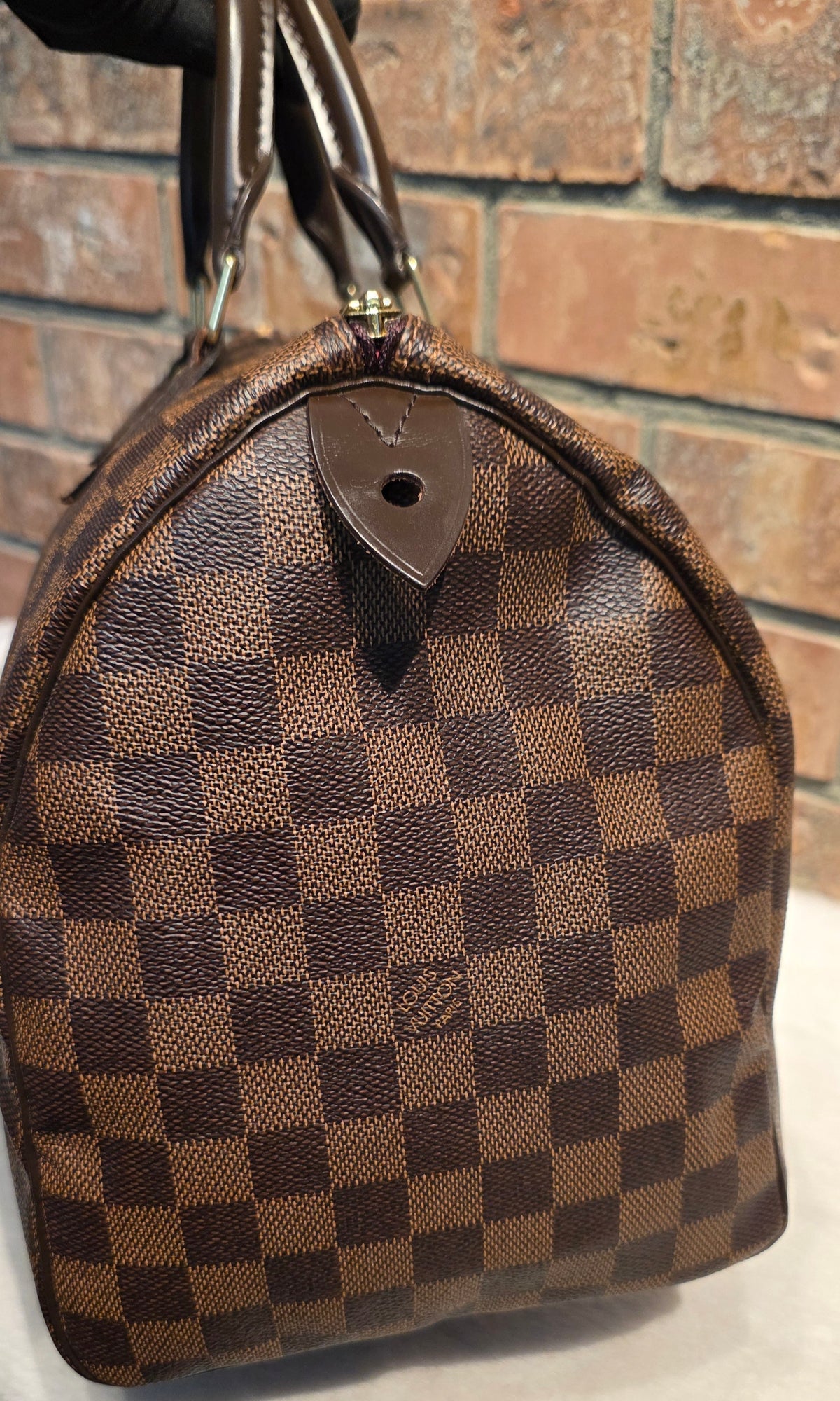 Authentic Louis Vuitton Speedy 35 Damier Ebene