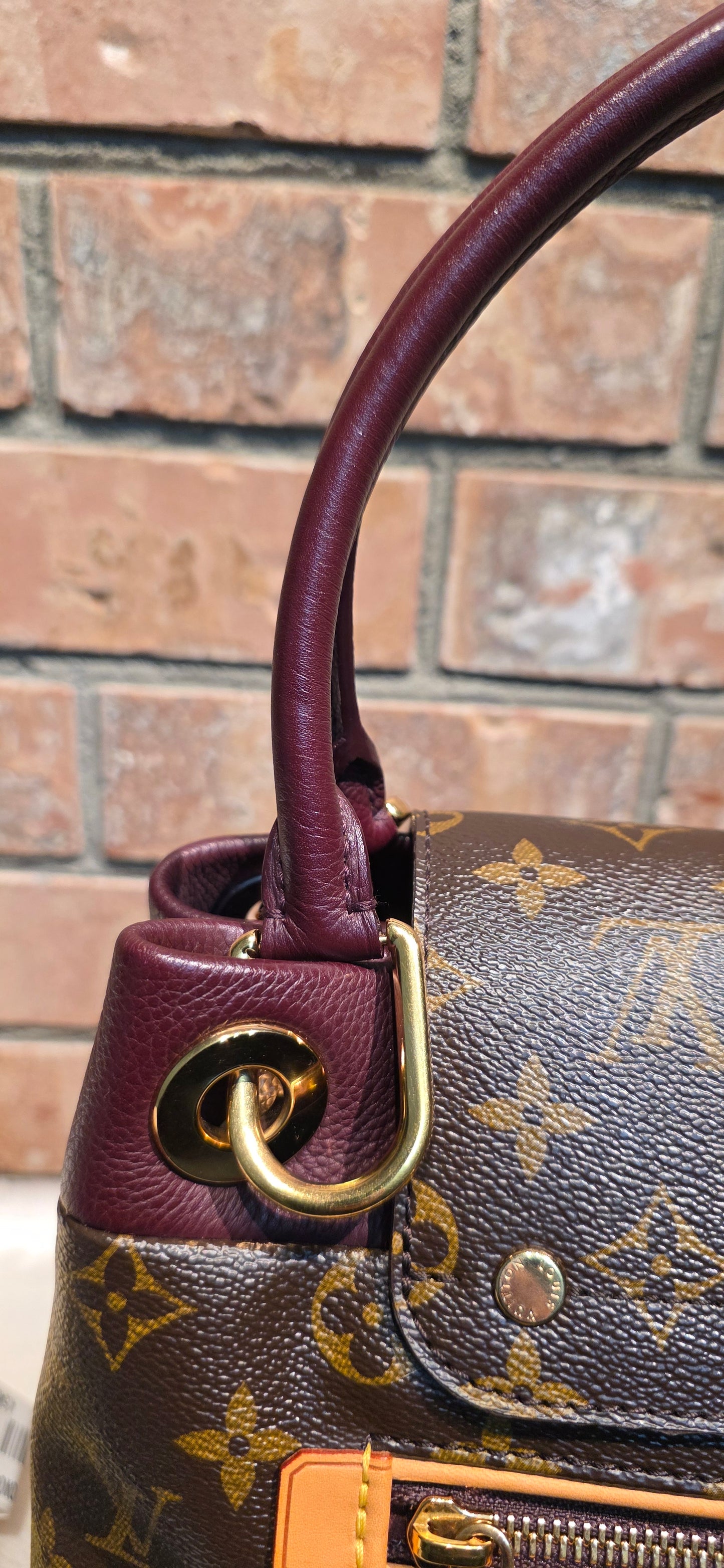 Authentic Louis Vuitton Olympe Monogram Bordeaux