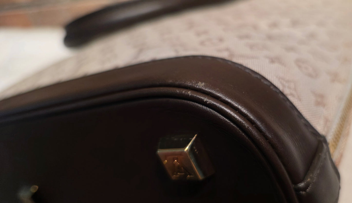 Authentic Louis Vuitton Alma Mini Lin Haut (Tall)