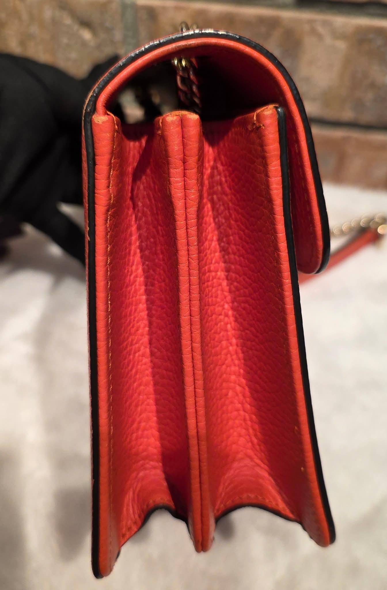 Authentic Gucci GG Interlocking Crossbody in Orange