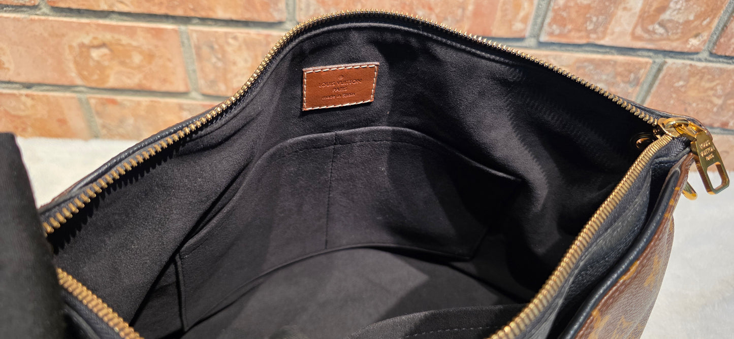 Authentic Louis Vuitton Pallas MM Noir