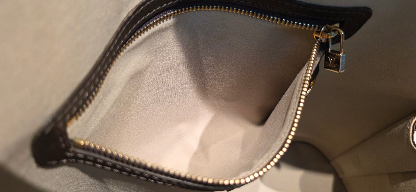 Authentic Louis Vuitton Alma Mini Lin Haut (Tall)