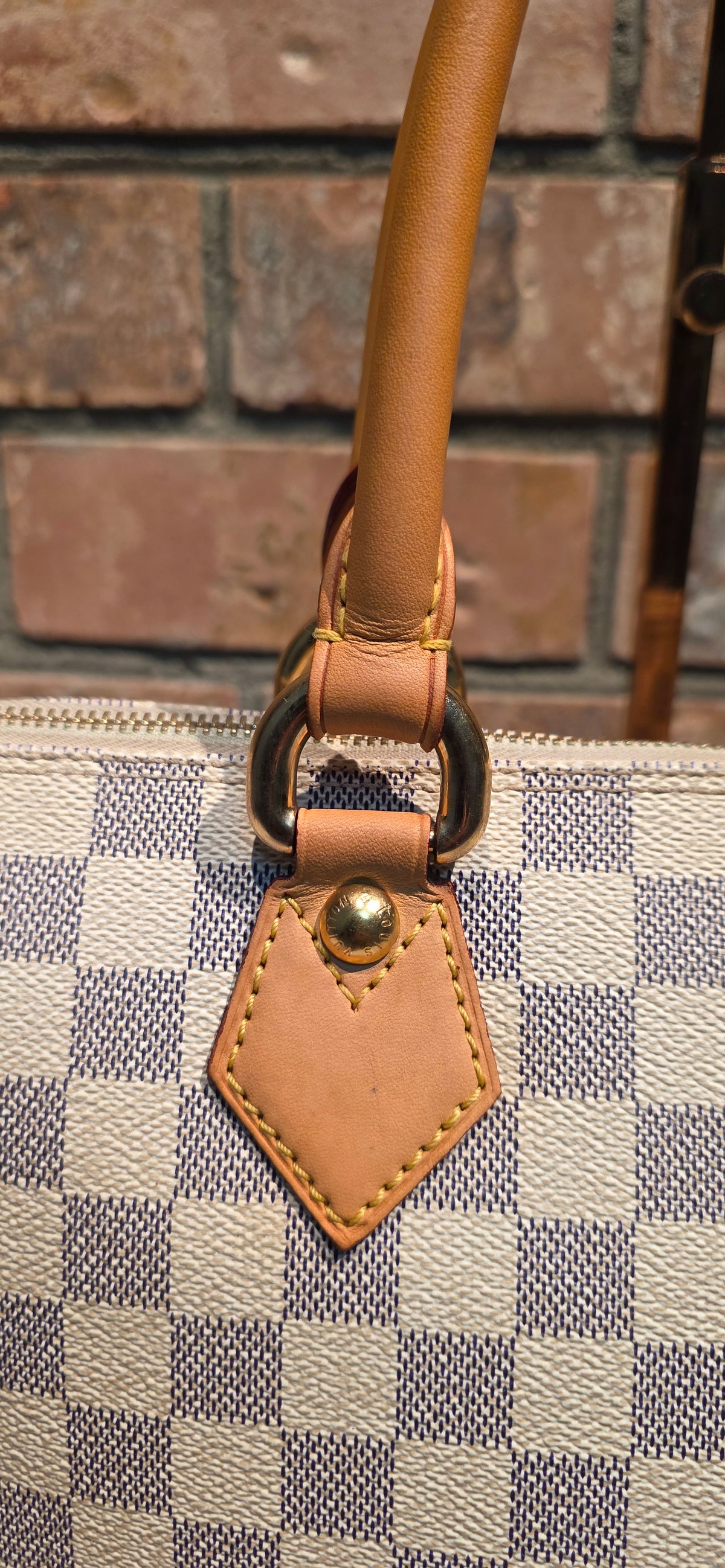 Authentic Louis Vuitton Saleya PM Damier Azur