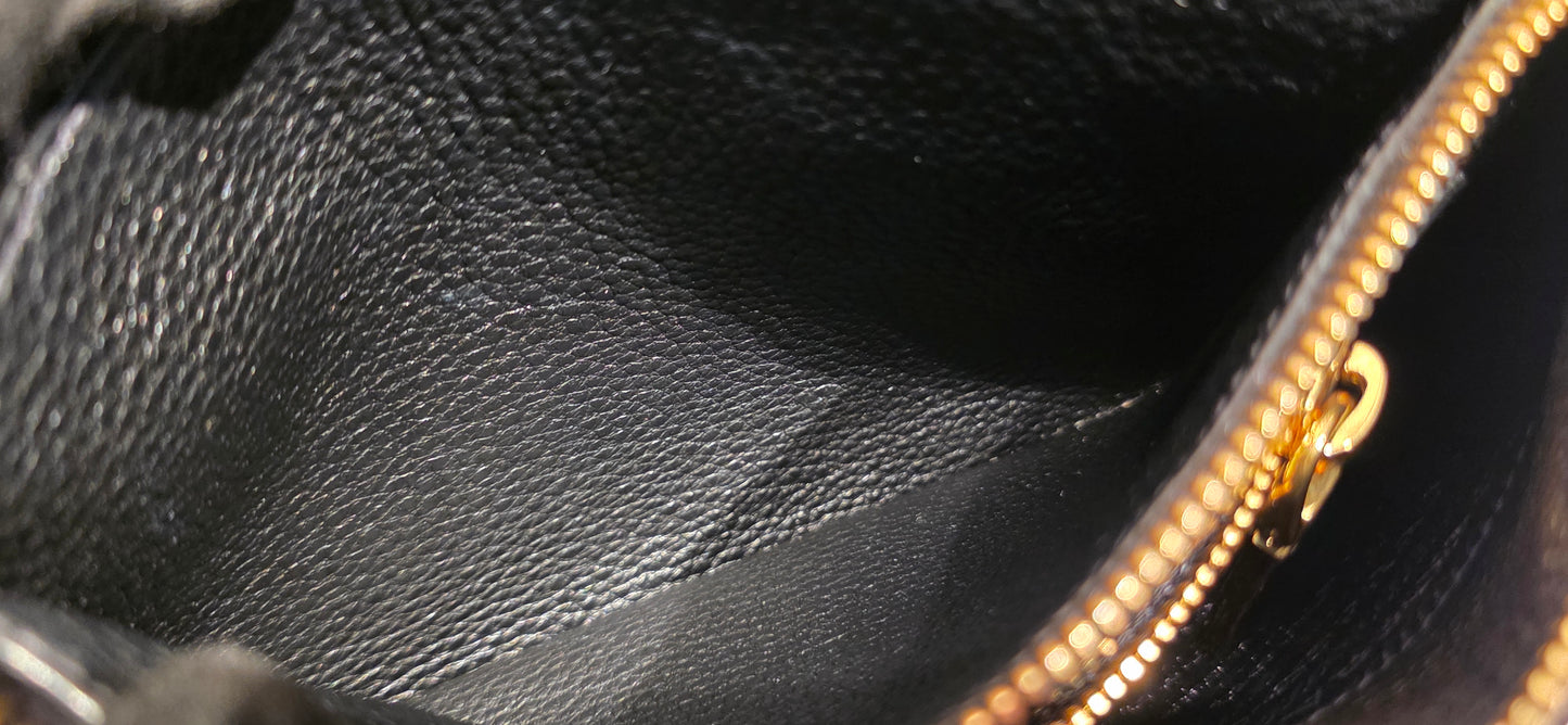 Authentic Prada Bandoliera Vitello Phenix Crossbody Bag