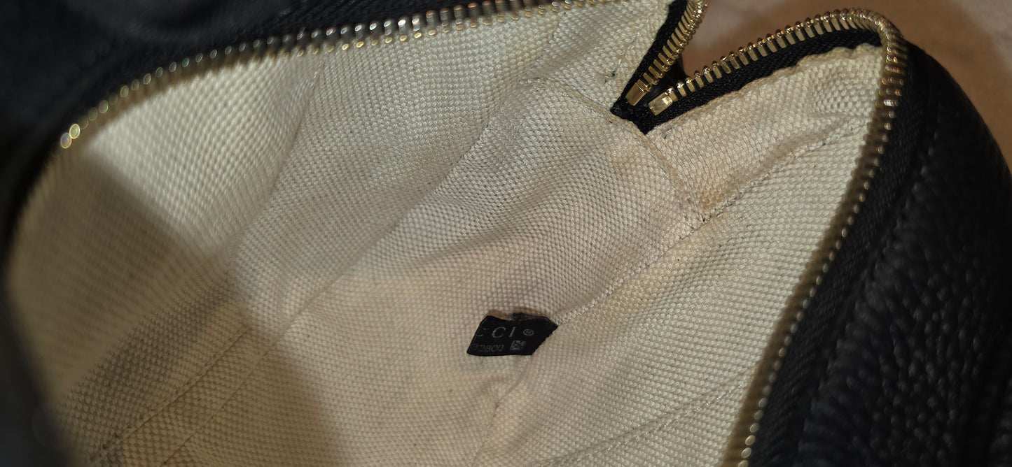 Authentic Gucci Disco Soho Crossbody Black
