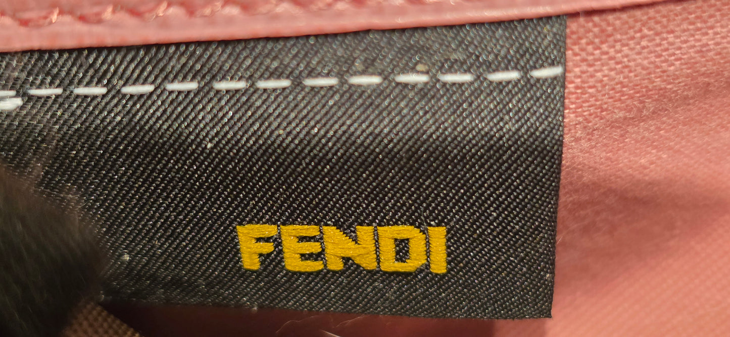 Authentic Fendi Pink OMBRE Zucca Long Wallet