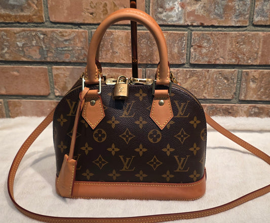 Authentic Louis Vuitton Alma BB Monogram