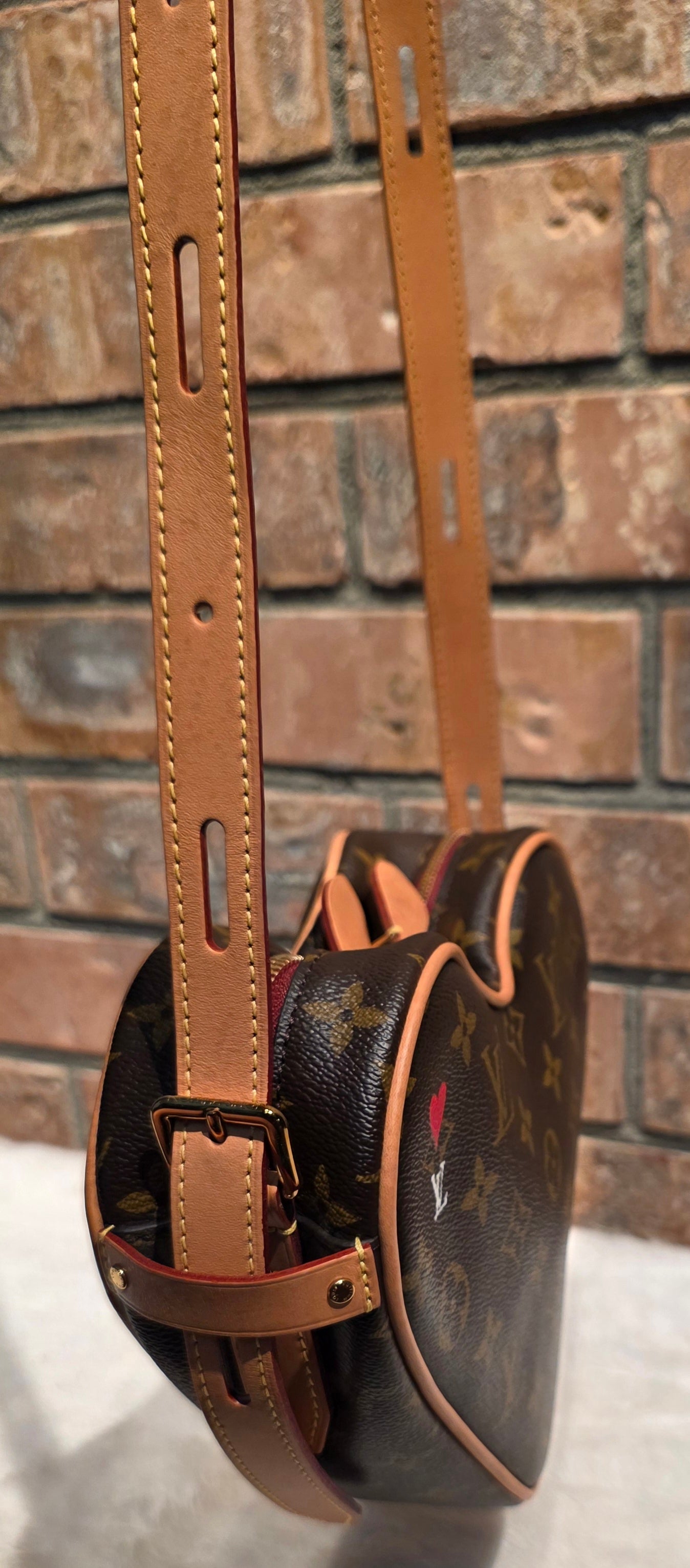 Authentic Louis Vuitton Couer Game On Heart Bag